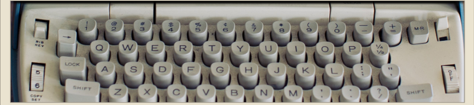 Smith Corona Typewriter Keyboard